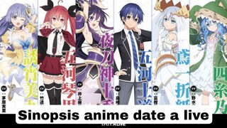 review anime date a live genre romance school magic slice of life ecchi