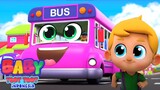 Roda di bus | Video animasi | Baby Toot Toot Indonesia | Puisi untuk anak-anak | Sajak populer