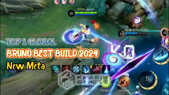 BRUNO BEST BUILD 2024 New Meta ~ MLBB