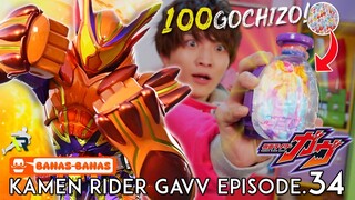 MISI MEMBUAT 100 GOCHIZO AGAR FINAL FORM GAVV BISA BERAKSI KEMBALI! 🔥 Kamen Rider Gavv Episode.34