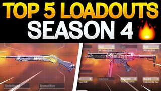 *BEST* My Top 5 Loadouts For Season 4 Will Make You INSANELY OP | CoDM BR