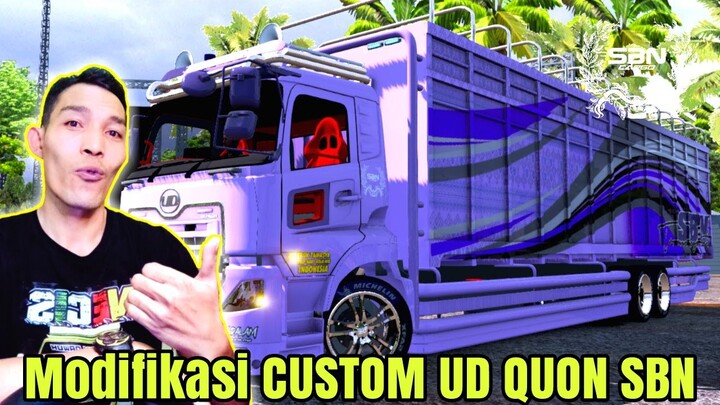 MODIFIKASI CUSTOM TRUCK UD QUON SBN SIAP BUAT KONTES !! ETS2