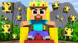 Monster School : THE KING BEES FIGHT - Animation vs. Minecraft Shorts - Minecraft Animation