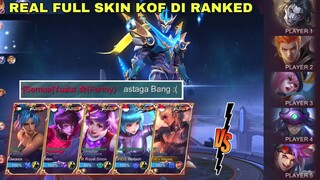 REAL FULL SKIN KOF DI RANKED! BIKIN FANNY MUSUH GABISA TERBANG SAMPAI MINTA AMPUN!!
