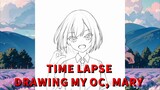 DRAWING MY OC, MARY'-' [TimeLapse]