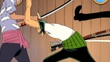 [Lucu/One Piece] Zoro juga bekerja sangat keras untuk mengambil pedang putih itu.