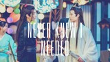 The Untamed- Lan Wangji & Wei Wuxian- Never Knew I Needed (FMV)