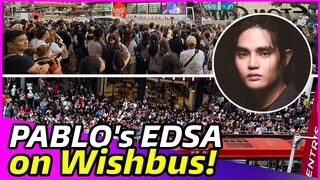 CROWDCHECK! Dinagsa na ng fans, solo event ni PABLO sa Wishbus para sa EDSA!