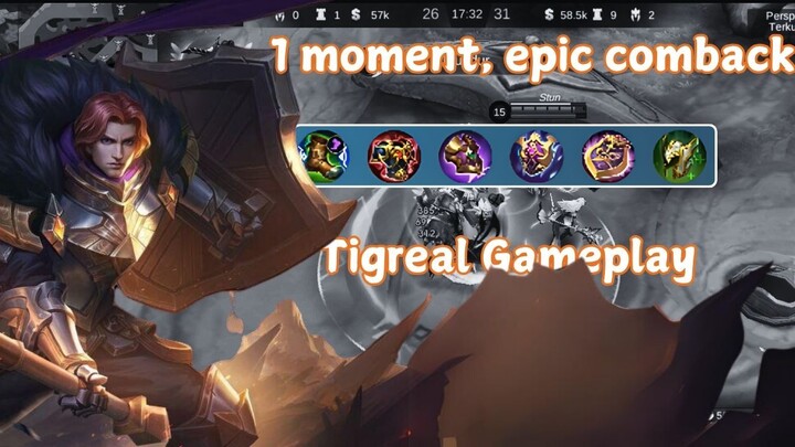 1 momen, epic comback | Mobile Legends