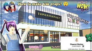 HOW TO DO THE 640 PROPS IN SAKURA SCHOOL SIMULATOR (TUTORIAL!)