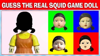 Guess The Real Squid Game Doll #puzzle 635 | Odd One Out Squid Game | Find The Difference Squid Game