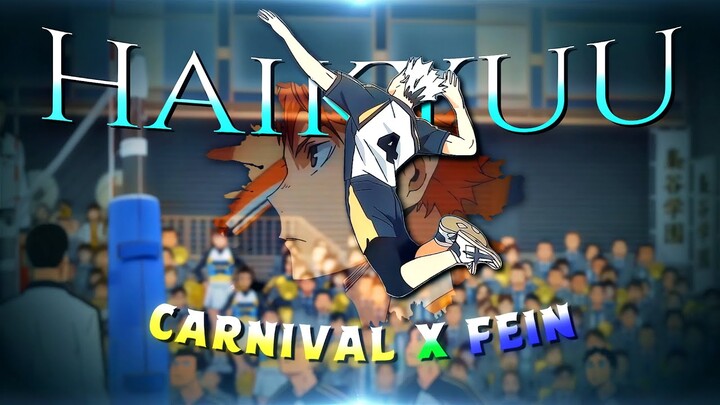 [4K] "Haikyuu" [AMV-EDITS] "Carnival X Fein" #haikyuuedit  #haikyuu