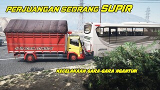 TRUK TABRAK BUS GARA GARA CUACA BERKABUT # GTA 5 FILM