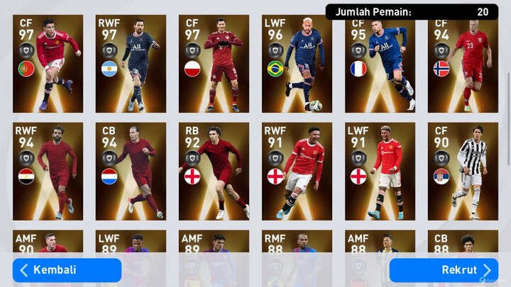 LIVE  PES MOBILE 2021 - FANS CHOISE MANA YG PALING KALIAN MAU??