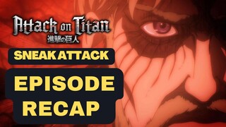 Sneak Attack | Attack on Titan Season 4 Episode 18 Recap