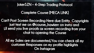 JokerSZN course 4–Step Trading Protocol download