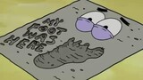 SpongeBob was not as skilled as his peers and was made into cement to record his championship moment
