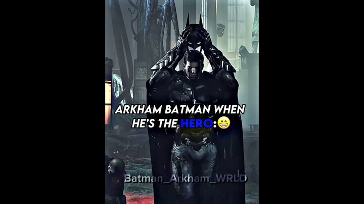 Arkham Batman When He’s The Villian:💀