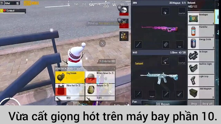 vừa cất giọng hót trên máy bay phần 10