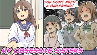 [Manga Dub] I made a fake girlfriend but my obsessive sisters took it to another level… [RomCom]