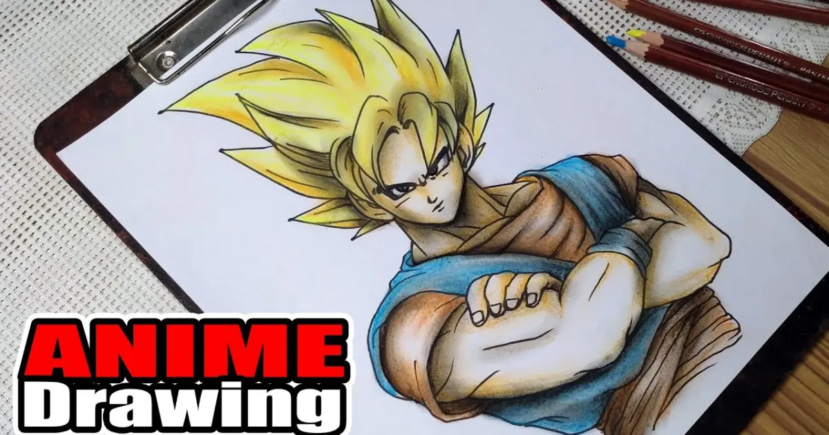 Anime Drawing | How to Draw Goku of Dragon Ball Step by Step ...