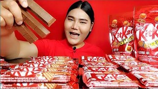 #ASMR เสียงกินขนมคิทแคท กรอบๆ ฟินๆ อร่อยกลมกร่อมแบบ ยั่วๆจร้า | ไอซ์ซี่ กินยั่ว