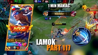 LAMOK PART 117 | BRUNO BEST BUILD AND EMBLEM SEASON 24 | Mobile Legends Bang Bang