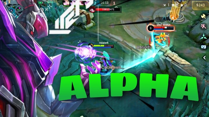 DAMAGE ALPHA SEKARANG GA NGOTAK JIRR😱