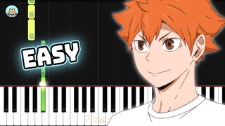 Haikyuu!! To the Top OP - "PHOENIX" - EASY Piano Tutorial & Sheet Music