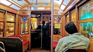 Vintage Tram Ride: Lisbon at Night