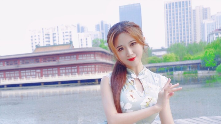 Cheongsam Beauty♥Touch Your Heart【Yu Li】Green Snake - Seven Flowers Combination Series Cover Dance