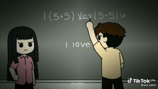 MATH CHALLENGE ( I )(5+5) (V)(EY )(5-5) ( U )= I LOVE YOU