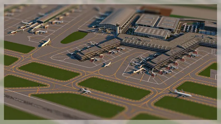 minecraft airport terminal inside