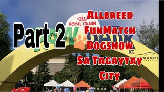 Part 2 All breed Funmatch Dogshow sa Tagaytay  parang Championship dogshow| Nov 6, 2021