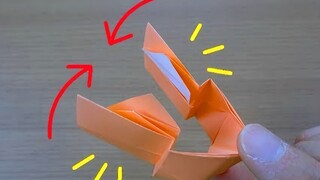 ของเล่นบีบอัดห้องเรียน: origami "สิ่งประดิษฐ์ปรบมือ" ดังมาก ง่ายและสนุก เฉพาะสำหรับปัญหา