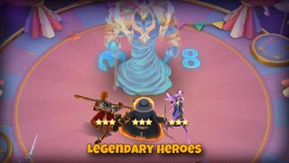 3 Legendary 5 Gold Cost Heroes in Magic Chess 2023