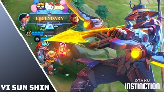 Yi Sun Shin Lone Destructor Legendary No Deaths  | Mobile Legends