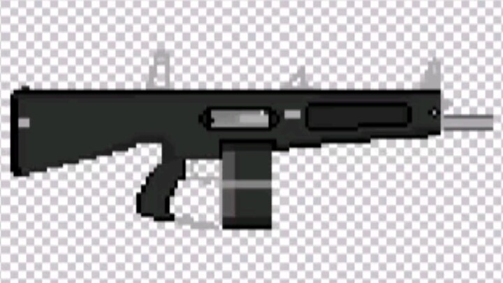 Pixel animation of Aa-12 shotgun