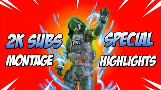 "2K SUBS SPECIAL" Insane Kill Montage/Highlights!( Rules of Survival )