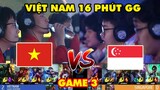 [Bán kết SEA Games 31 LMHT] Highlight Việt Nam vs Singapore game 3: GAM 16 phút GG