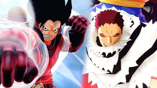 One Piece World Seeker - Snake Man Luffy vs Katakuri Boss Battle Gameplay!