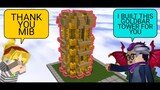 🔴I VISIT RANDOM ISLAND AND BUILD GOLDBARS TOWER -SKY BLOCK-BLOCKMAN GO