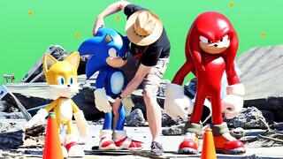 VEJA COMO FOI FEITO AS CENAS DE SONIC 1 & 2 (Por trás das Câmeras)