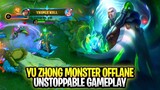 Yu Zhong Monster Offlane Unstoppable Gameplay | Mobile Legends: Bang Bang