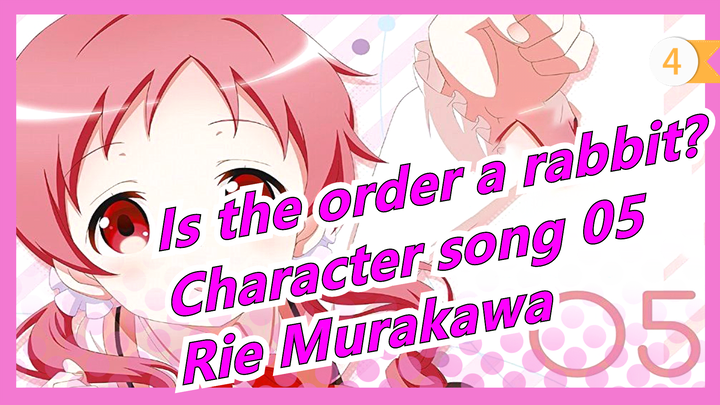 Is the order a rabbit? | Character song 05 - Natsu Megumi, Voiced by: Rie Murakawa_4