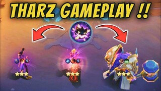 BEST THARZ 3 GAMEPLAY TO MAINTAIN HIGHER HP UNTIL ACTIVATION !! MAGIC CHESS MOBILE LEGENDS