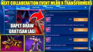 EVENT MLBB X TRANSFORMERS DRAW SKIN GRATIS DI EVENT INI!!! RILIS BULAN AGUSTUS