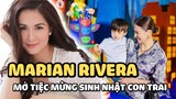 Marian Rivera mở tiệc mừng sinh nhật con trai 3 tuổi, diện mạo quý tử khiến netizen “ngất xỉu"