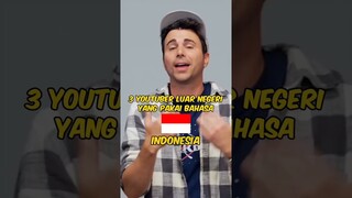 3 Youtuber Luar Negeri Yang Pakai Dubbing Bahasa Indonesia #shorts