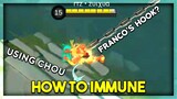 How To Immune Franco's Hook Using Chou? | ZUiXUA Official | MLBB 2.0